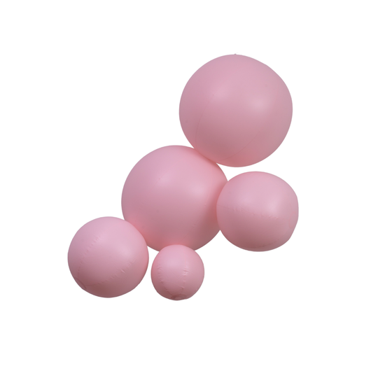 Decoración de 5 globos conectados REUTILIZABLES - PINK