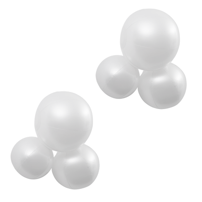 Decoración de 3 globos conectados REUTILIZABLES - PEARL (2 piezas por paquete)