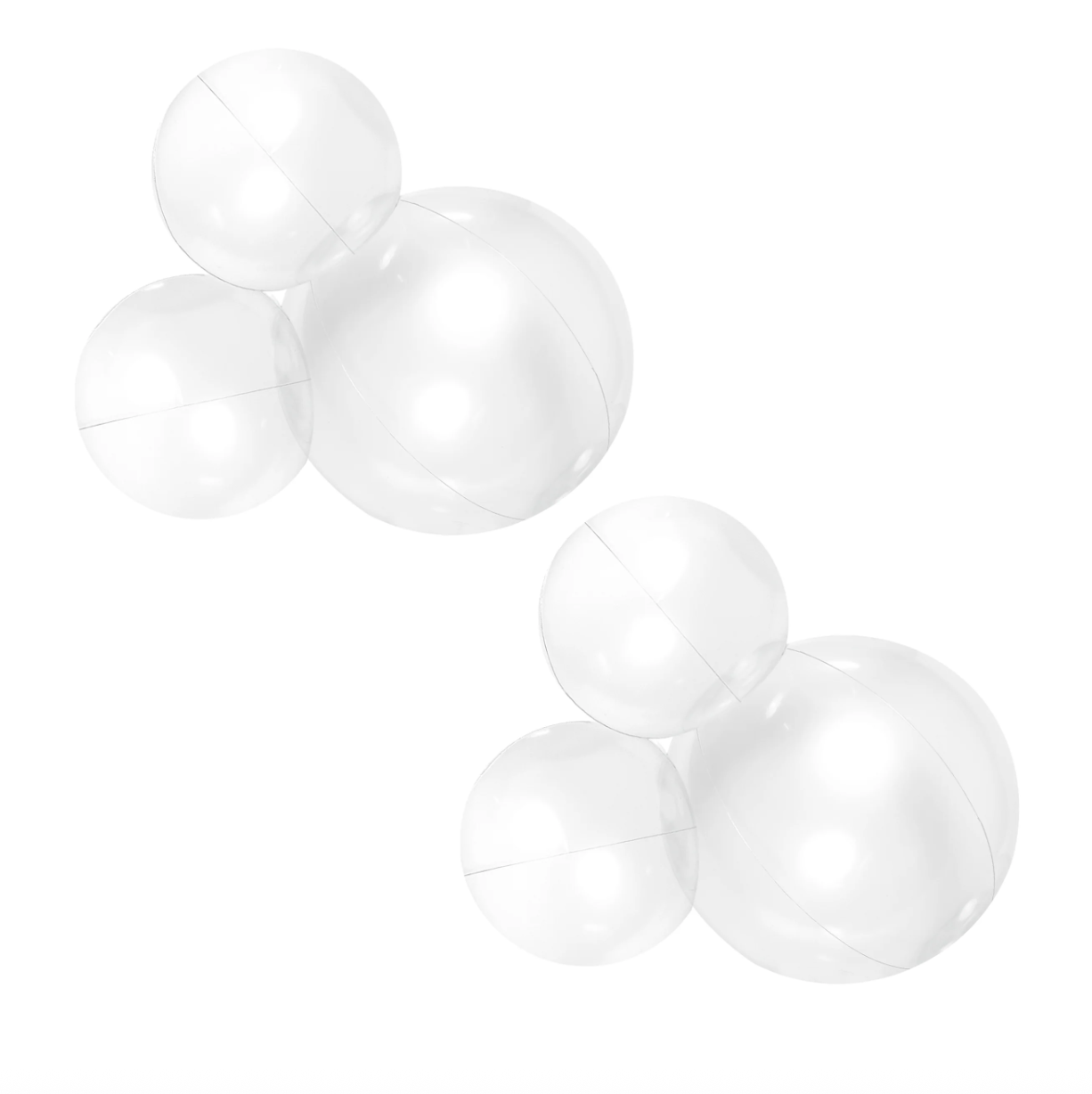 Transparent (2 piezas)